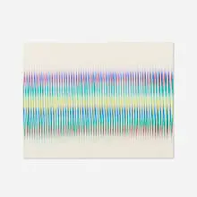 Peter Sedgley, Phase Patterns, 1978, acrylic on paper