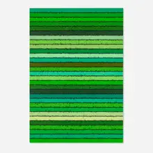 Justin Waugh, Untitled (Striped Painting #14), 2007, oil and graphite on canvas over panel
