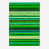 Justin Waugh, Untitled (Striped Painting #14), 2007, oil and graphite on canvas over panel
