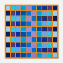 Hilton Brown, Pattern Series, No. 13 Mosher, 1971, acrylic polymer on canvas