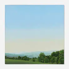 Victor Huggins, Blacksburg, VA, 1976, acrylic on canvas