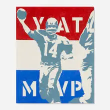 Robert Stanley, YAT MVP, 1964, oil on Liquitex ground