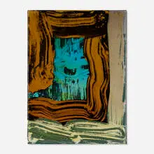 Pablo Tomek, Untitled, acrylic and wax on canvas