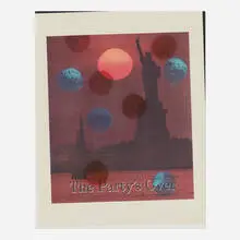 Thomas Lawson, The Party's Over, 1987, offset lithograph in colors