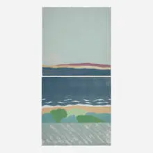 Richard Kemble, The Sea, the Sky and Silence (diptych), 1986, woodcut in colors