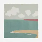 Richard Kemble, Summer’s Island Fragment, woodcut in colors