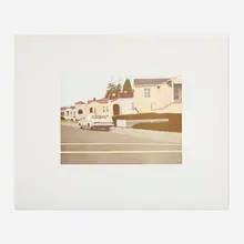 Robert Bechtle, '64 Chrysler, 1971, lithograph in colors