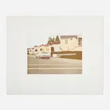 Robert Bechtle, '64 Chrysler, 1971, lithograph in colors