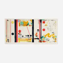 Sam Middleton, Harmonics, 1995, screenprint in colors