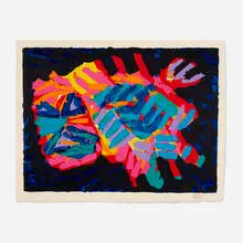 Karel Appel, House Cat (from the Cats portfolio), 1978, screenprint in colors