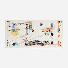 Sam Middleton, Overtones, 1995, screenprint in colors