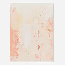 Matthew Brandt, Jello 3 (from the Taste Tests series), 2012, screenprint on paper with Jello