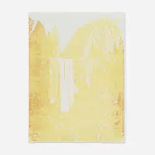 Matthew Brandt, Cake Icing 2 (from the Taste Tests series), 2012, screenprint on paper with frosting