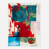 Robert Rauschenberg, Quarry Local One, 1968, offset lithograph in colors