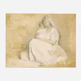 Francisco Zúñiga, Madre con niño, 1973, lithograph in colors