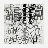 Barry Le Va, Untitled (from the 4 x 4 x 4 portfolio), 1990, screenprint