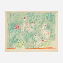 Roberto Sebastian Matta, Untitled, lithograph in colors