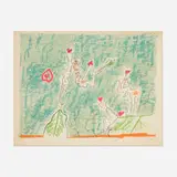Roberto Sebastian Matta, Untitled, lithograph in colors