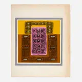 Margot Lovejoy, Configuration IV, 1965, etching in colors