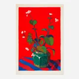 Kyohei Inukai, Begonia, c. 1965, screenprint in colors