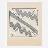 Roger Brown, Roads, 1967, screenprint in colors