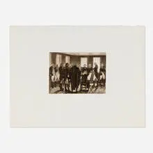 Samuel Chamberlain, Washington's Farewell to His Officers (from The Bicentennial Pageant of George Washington portfolio), 1932, etching