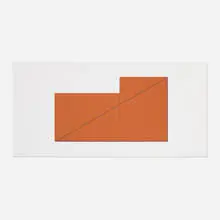 Robert Mangold, Untitled (from the A Book of Silk Screen Prints portfolio), 1992, screenprint in colors on Fabriano Cotton