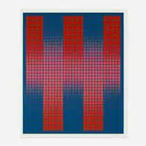 Julian Stanczak, Trespass, 1979, screenprint in colors