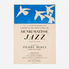 Henri Matisse, Jazz poster, 1947, lithograph in colors