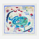 Joan Snyder, Oasis, 2006, inkjet and screenprint in colors with hand-additions