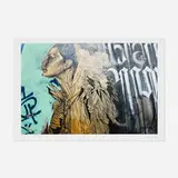 Swoon, Ice Queen, Jogjakarta Indonesia, 2016, inkjet print