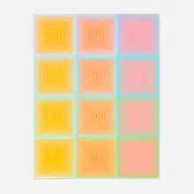 Richard Anuszkiewicz, System (from the Inward Eye portfolio), 1970, screenprint in colors