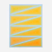 Richard Anuszkiewicz, Burning Bright (from the Inward Eye portfolio), 1970, screenprint in colors