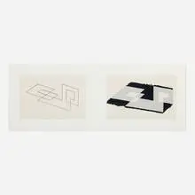 Josef Albers, Portfolio I Folder 13 (from the Formulation : Articulation portfolio), 1972, screenprint in colors