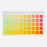 Richard Anuszkiewicz, 1920 League of Women Voters 1970, 1969, screenprint in colors