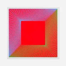 Richard Anuszkiewicz, Untitled, 1997, screenprint in colors