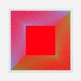 Richard Anuszkiewicz, Untitled, 1997, screenprint in colors