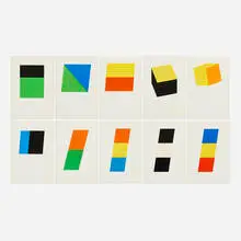 Ten Lithographs sample portfolio by Ellsworth Kelly, 1970, offset lithograph in colors, sold Aug 2026