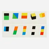 Ellsworth Kelly, Ten Lithographs sample portfolio, 1970, offset lithograph in colors
