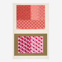 Josef Albers, Plate XIII-3 (from the Interaction of Color portfolio), screenprint in colors