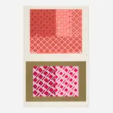 Josef Albers, Plate XIII-3 (from the Interaction of Color portfolio), screenprint in colors