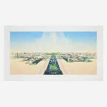 Benjamin Edwards, Automatic City, 2006, lithograph in colors on BFK Rives