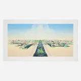 Benjamin Edwards, Automatic City, 2006, lithograph in colors on BFK Rives