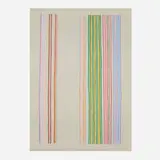 Gene Davis, Royal Curtain, 1980, screenprint in colors on Arches