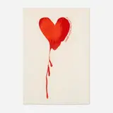 Jim Dine, Red Design for Satin Heart (from The Picture of Dorian Gray portfolio), 1968, etching