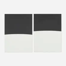 Two works from Un coup de dés jamais n'abolira le hasard (by Stéphane Mallarmé) by Ellsworth Kelly, 1992, lithograph, sold Aug 2026