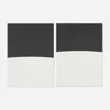 Ellsworth Kelly, Two works from Un coup de dés jamais n'abolira le hasard (by Stéphane Mallarmé)