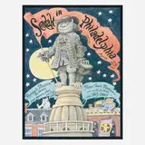 Maurice Sendak, Sendak in Philadelphia exhibition poster, 1995, offset lithograph in colors