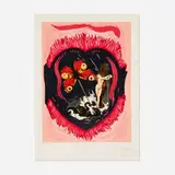 Salvador Dalí, Le triomphe (from the Triomphe de l'amour portfolio), 1978, lithograph in colors