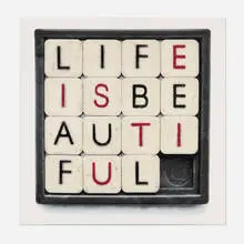 Thierry Guetta, Life is a Puzzle, 2012, screenprint in colors